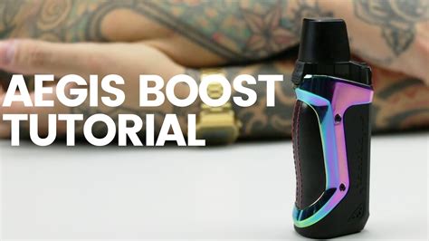 how to turn on aegis geek vape